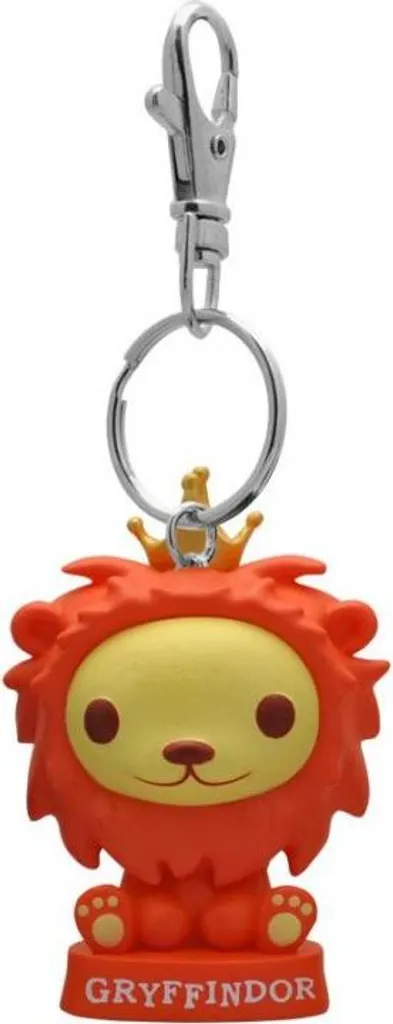 Porte-clés Harry Potter Gryffondor Style Chibi en PVC sous Blister Original