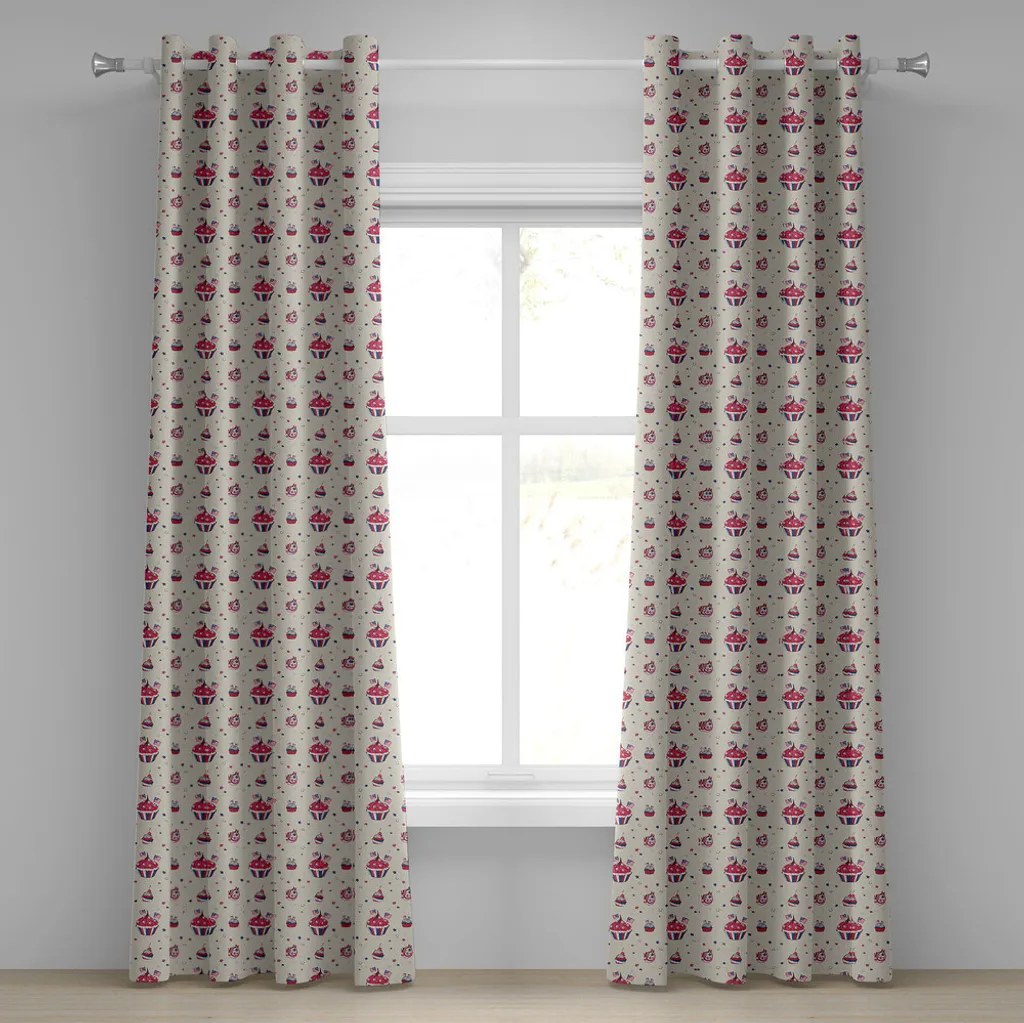 Tenda Cameretta Cupcake Abakuhaus 280x245 | Colori Vivaci Beige