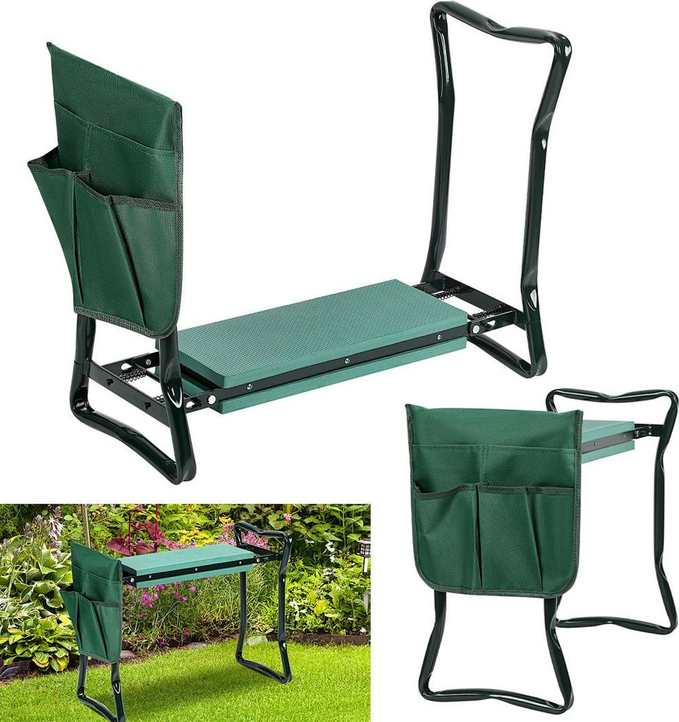 Izrielar 2 in 1 panca pieghevole per giardino con Immagine del prodotto 