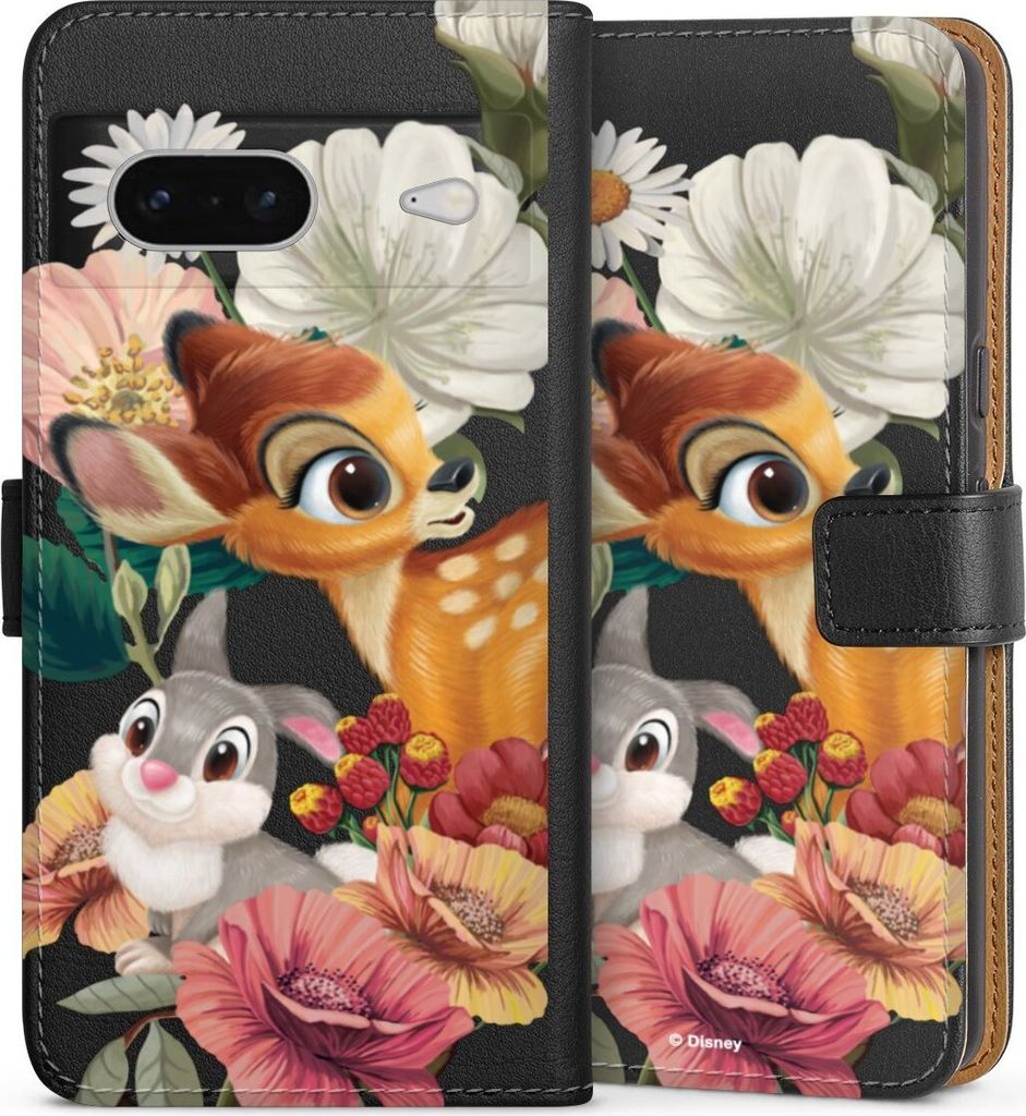 DeinDesign Klapphülle für Google Pixel 7 Handytasche Lederhülle Tasche Bambi Disney Klopfer