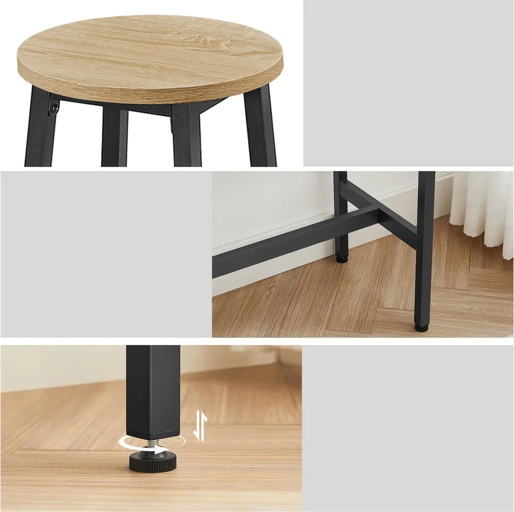 Solution gain de place : Table de bar et tabourets encastrables Valora