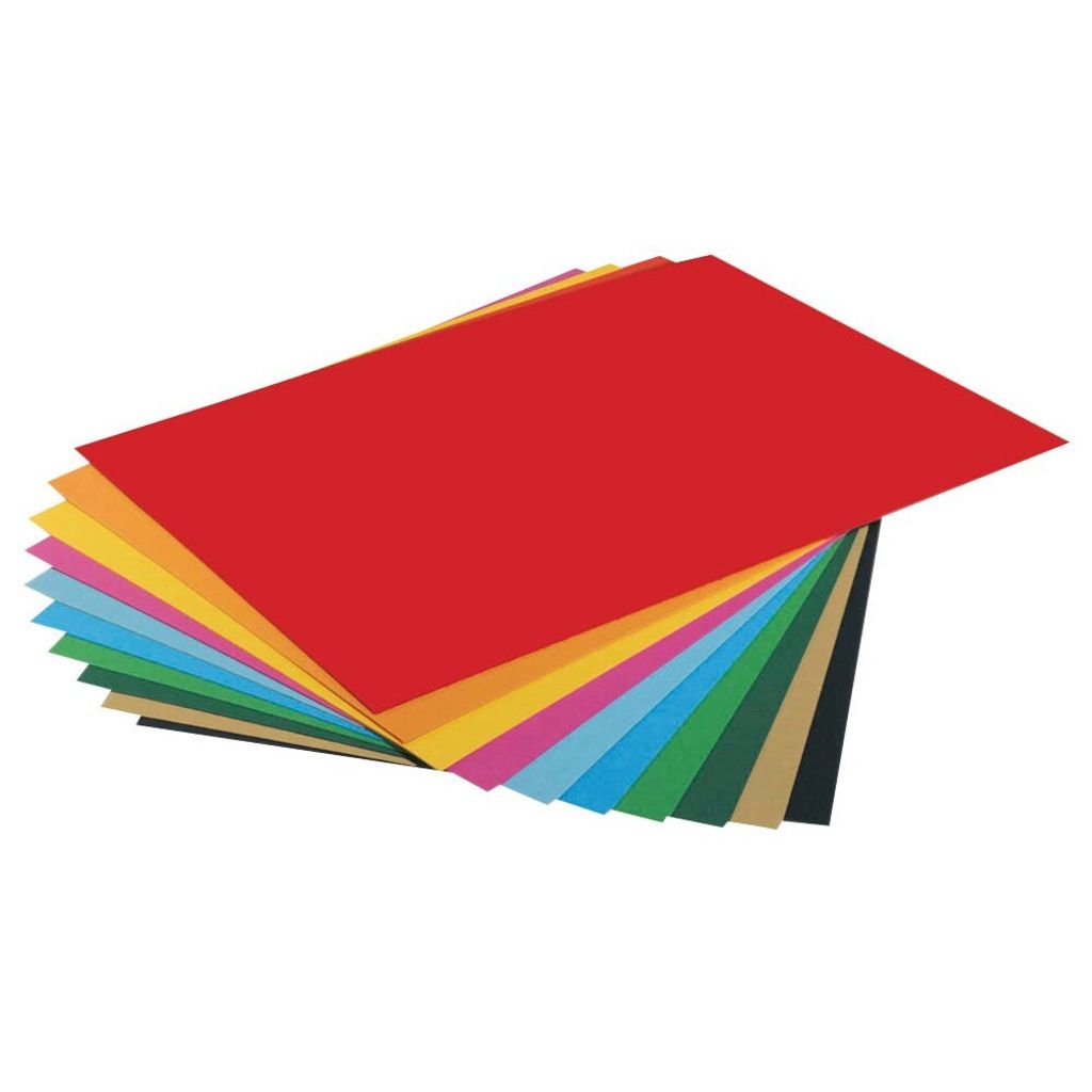 Glorex Tonzeichenpapierblock 130g/m² sortiert A4, 20 Blatt Produktbild 11