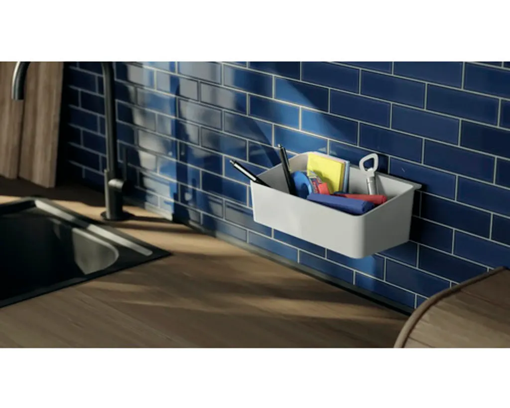 Cestino Cucina Adesivo tesa 70062 - Organizza Spezie e Utensili 5kg - 13