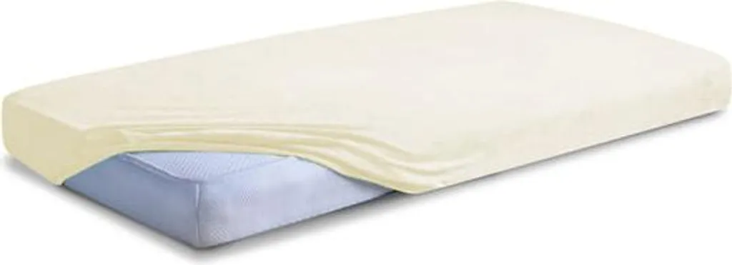 Lenzuolo Lettino Spugna Crema 70x140 | Elastico Forte e Morbidezza