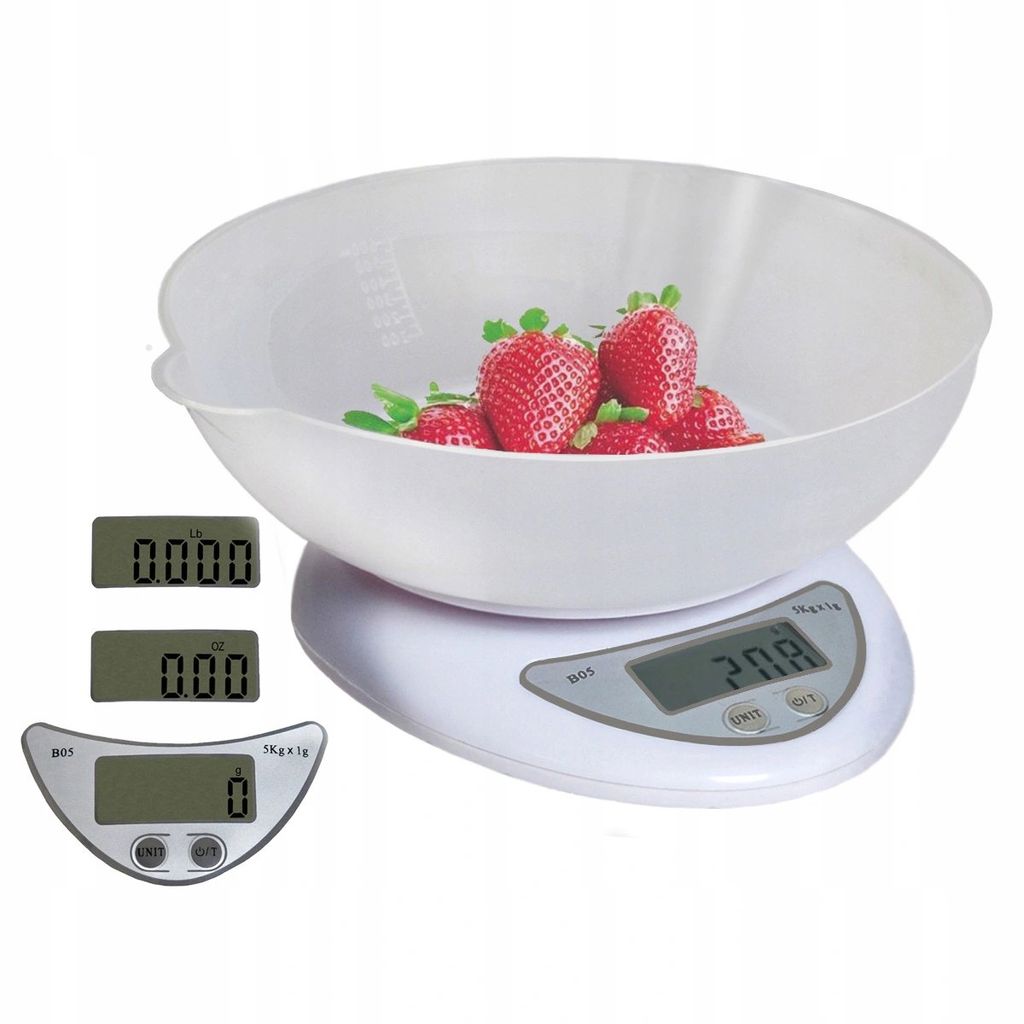 Kuchyňská váha s miskou do 5kg Obrázek produktu 