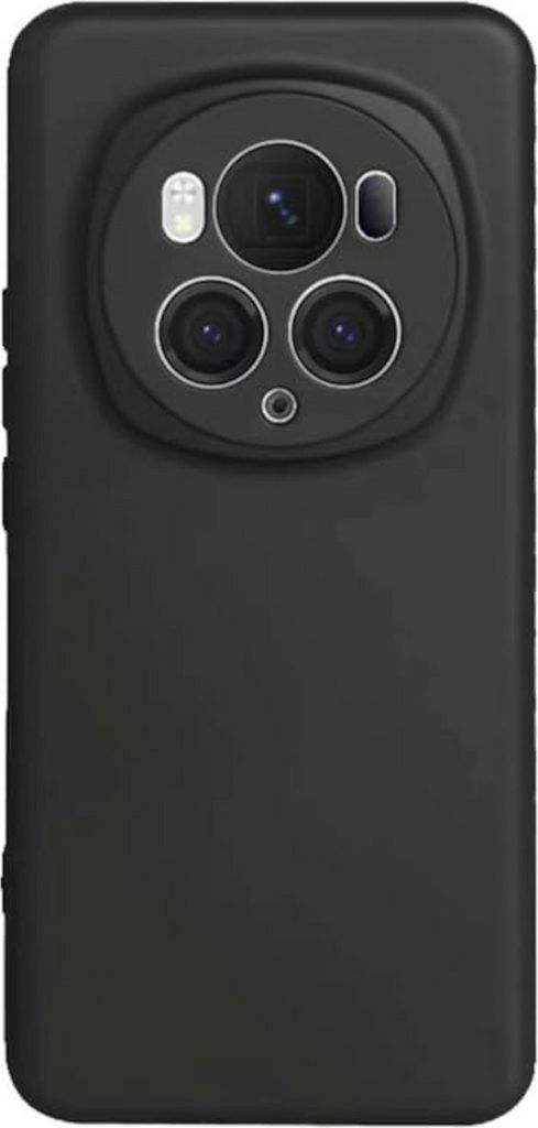 Für Honor Magic 6 Pro Silikon TPU Schutz Handy Hülle Tasche Case Cover Schwarz