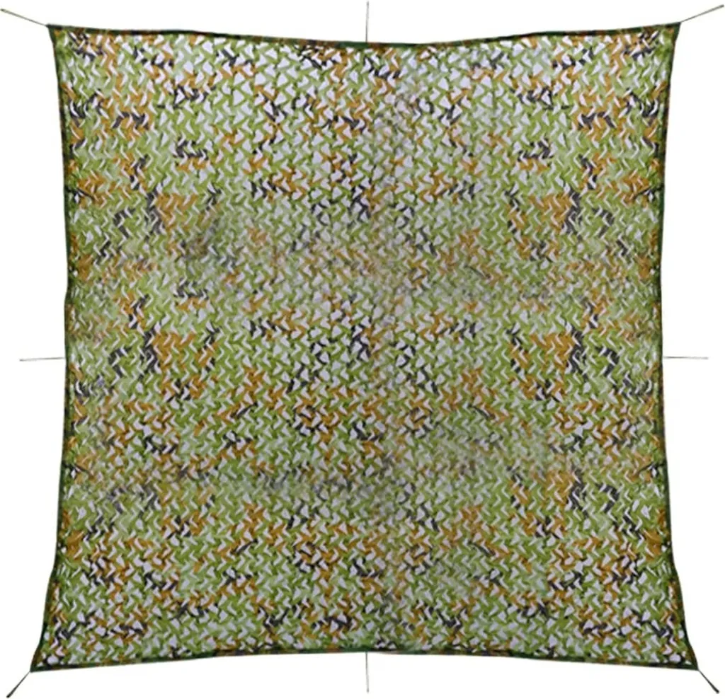 Filet de camouflage ultra-léger 3x3 m - Traitement anti-UV et sac inclus