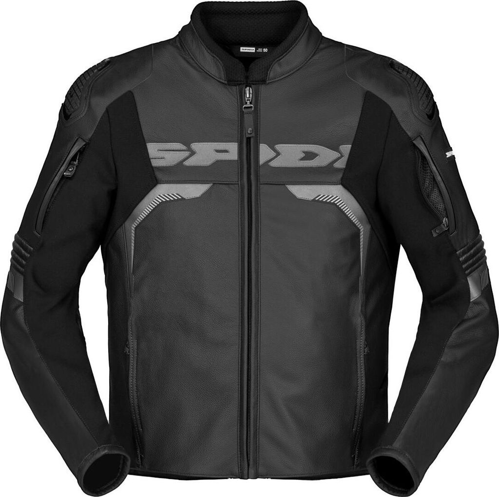 Spidi Evorider 3 Motorrad Lederjacke, schwarz, 50