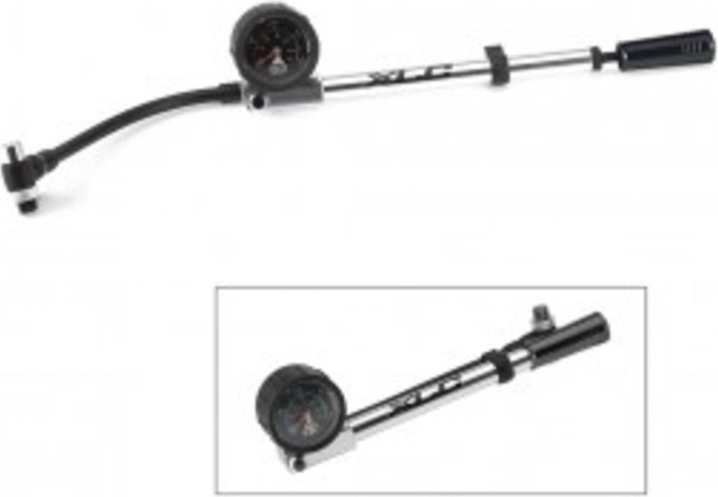 XLC PolyurethanH03 Suspension Pumpe HighAir Pro Präzisionsmanometer und Schlauch, silber