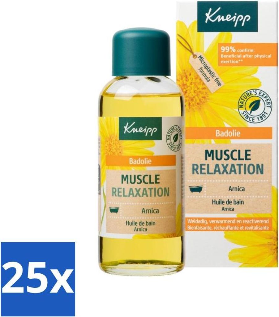 Kneipp - Badeöl - Arnika - Für Muskeln und Gelenke - 100 ml - Vorteilspack - 25 Stücke