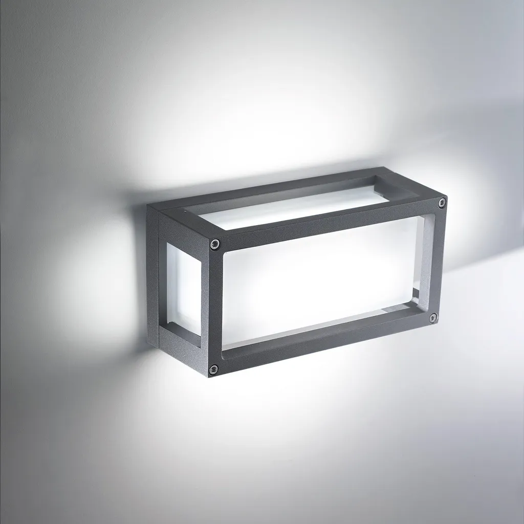 Plafonnier LED Extérieur Design Moderne Blanc Mat IP54 Haute Qualité