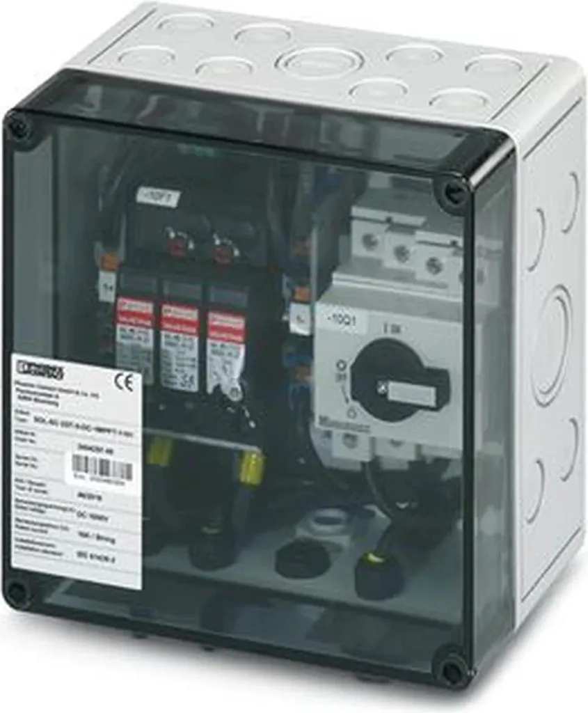 Coffret de protection photovoltaïque 1 MPPT avec sectionneur SUNCLIX