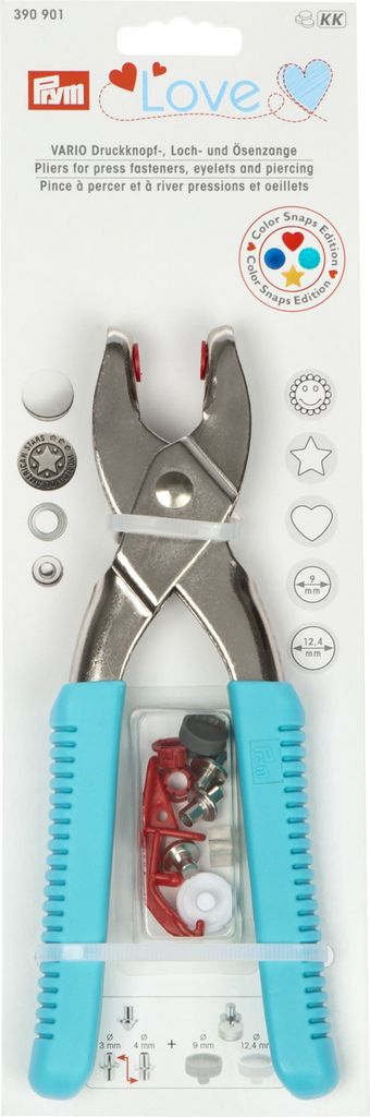 Prym Love Vario-Zange mit Loch-/Color Snaps Werkzeug Produktbild 