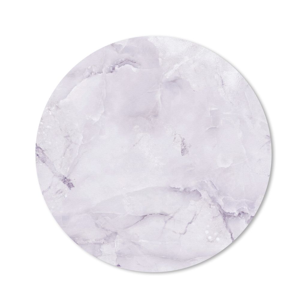 MuchoWow Mauspad Mousepad Marmor - Füllstoff - Rosa 20x20 cm - Mousepads - Maus Mat - Pad - Mausunterlage - Schreibtischmatte