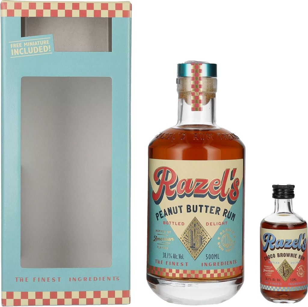 Razels Peanut Butter Rum + 5cl Choco Brownie
