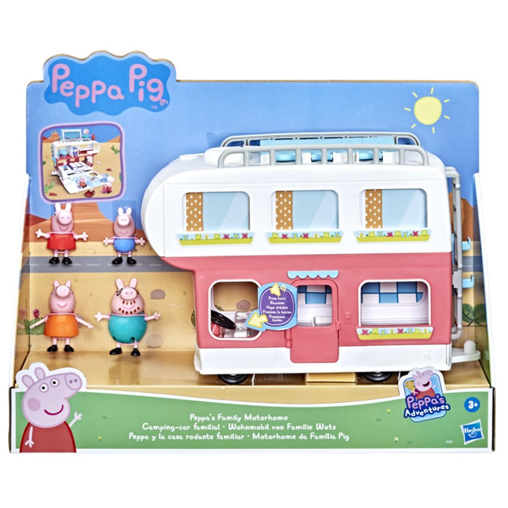 Peppa Pig Peppa’s Family Motorhome, Aktion/Abenteuer, Peppa Pig, 3 Jahr(e), AA, Mehrfarbig