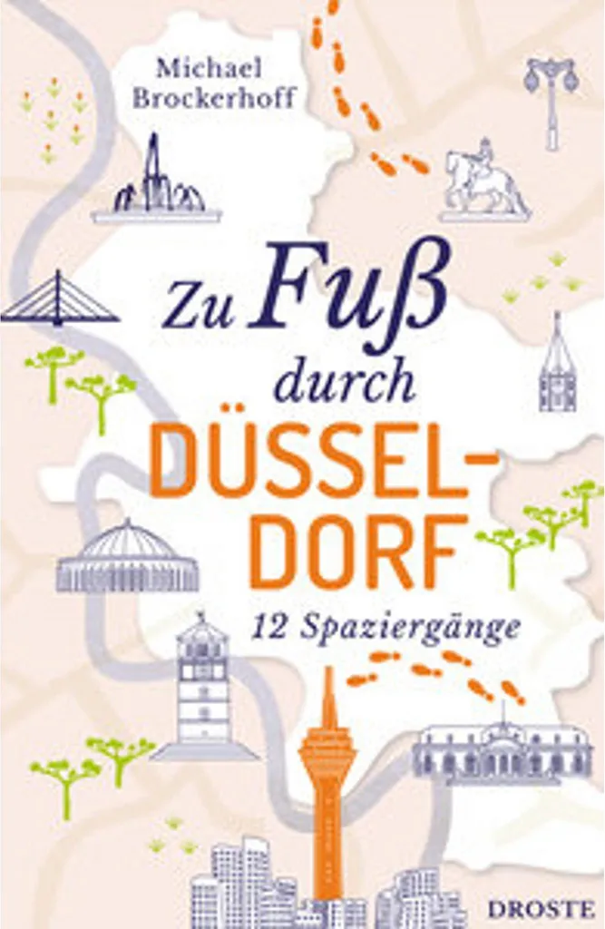 Zu Fuß durch Düsseldorf : guide de randonnée urbaine et itinéraire à pied