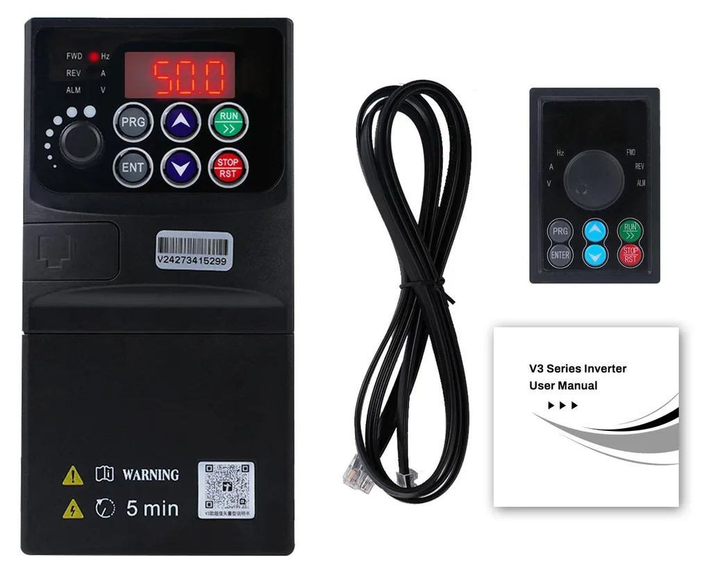 Convertisseur de fréquence vectoriel 0,75 kW triphasé 230V série V8