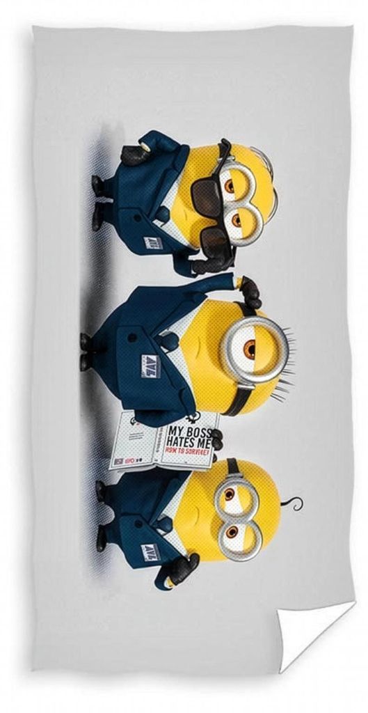 Minions Duschtuch Badetuch Strandtuch 70 x 140 cm / 100% Produktbild 