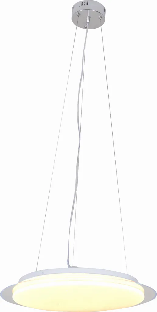 Lustre LED chrome moderne Candellux DANUA pour éclairage de plafond chic