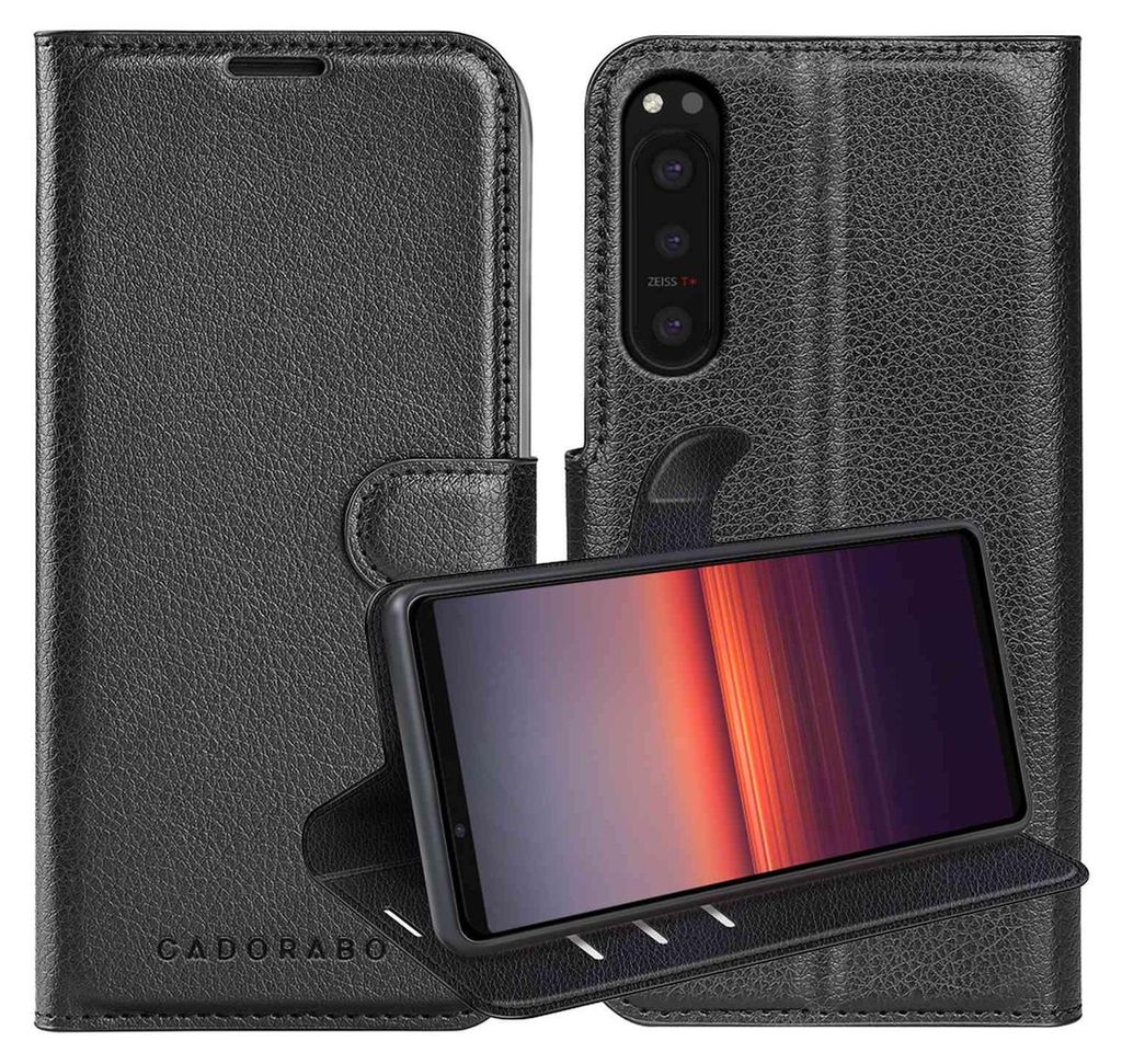 Cadorabo Case for Sony Xperia 5 II in PHANTOM BLACK Obrázek produktu 