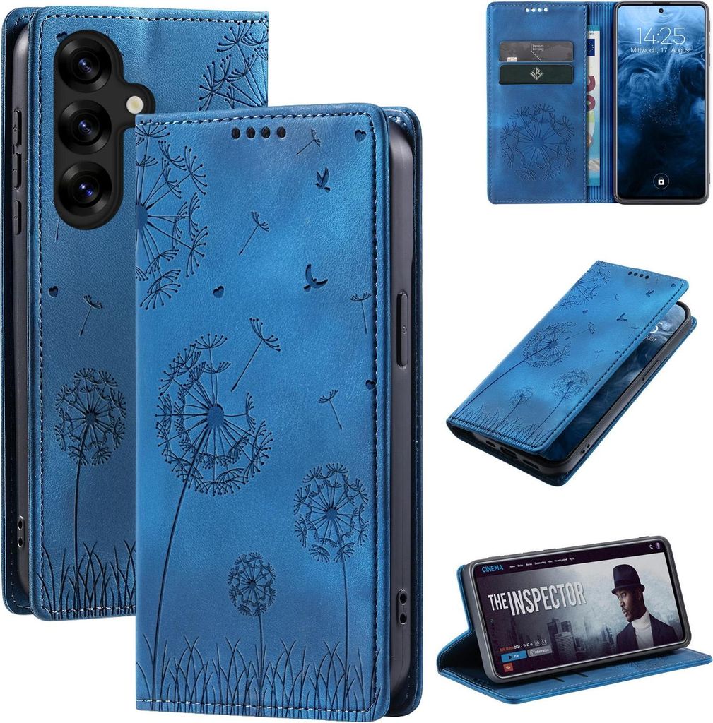 Handyhülle für Samsung Galaxy S25 RFID Schutz Klapphülle Produktbild 