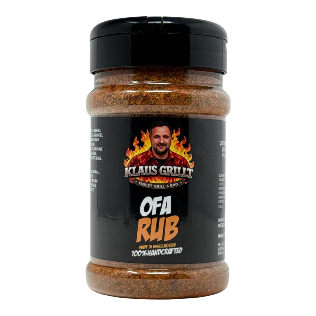 Klaus grillt OFA Rub 220g Streuer Produktbild 