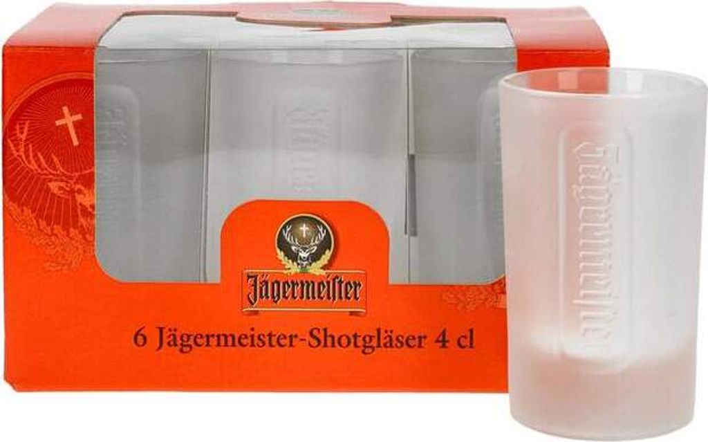 Jägermeister Shotglas 6/4cl Produktbild 