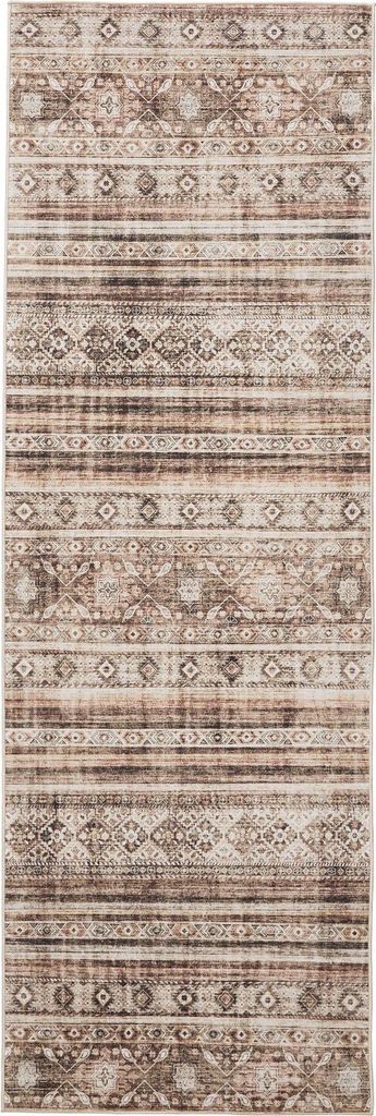 benuta prany vintage bieżnik George Brązowy 80x240 cm dywan Zdjęcie produktu 