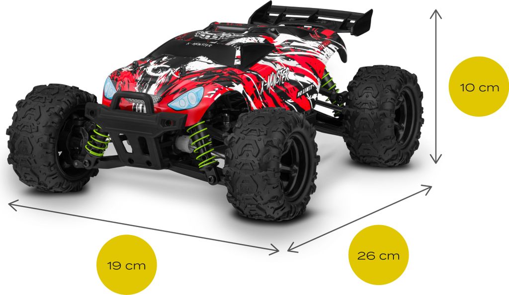 X-Monster 3.5 Truck ferngesteuertes RC Auto 45 km/h, 1:18, Produktbild 14