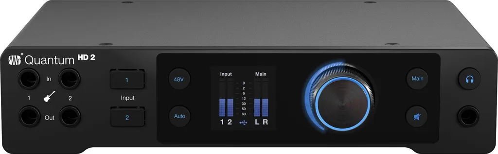 Interface audio USB PreSonus Quantum HD2 avec préamplis MAX-Z 192kHz
