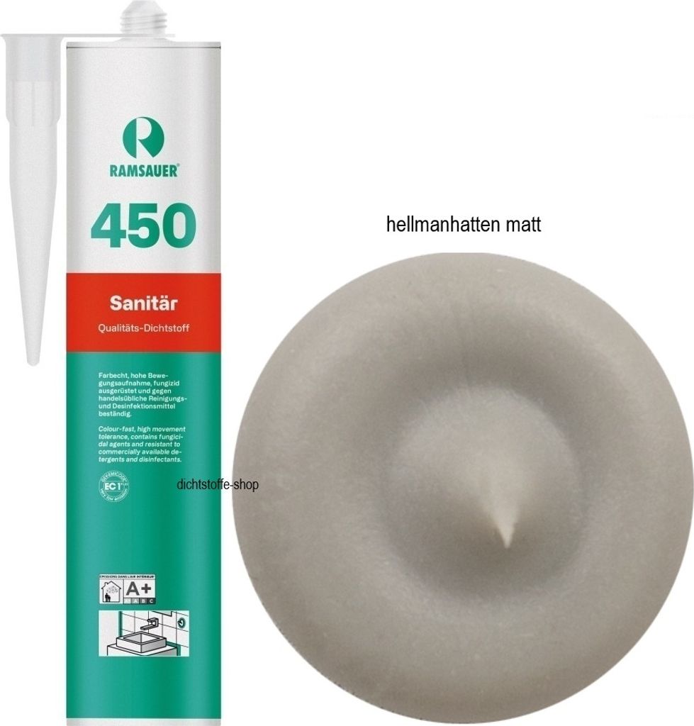 Ramsauer 450 Sanitär Silicon Fugen Dichtstoff 310ml Produktbild 