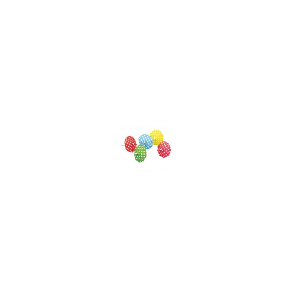 Amscan 551122, multicolore, legno, 10 cm, confezione da 10 Immagine del prodotto 