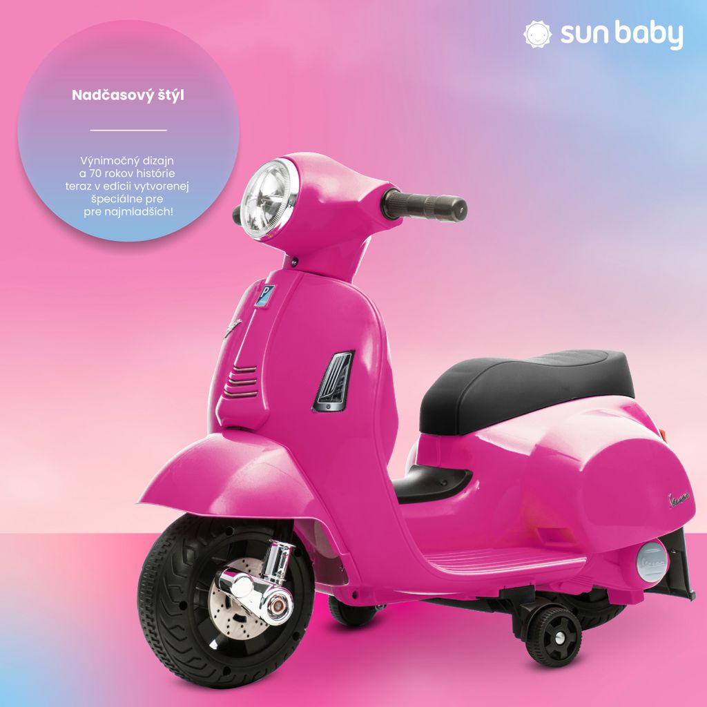 Vespa elektrický skúter od 18m elektrické vozidlo detské Obrázok produktu 2