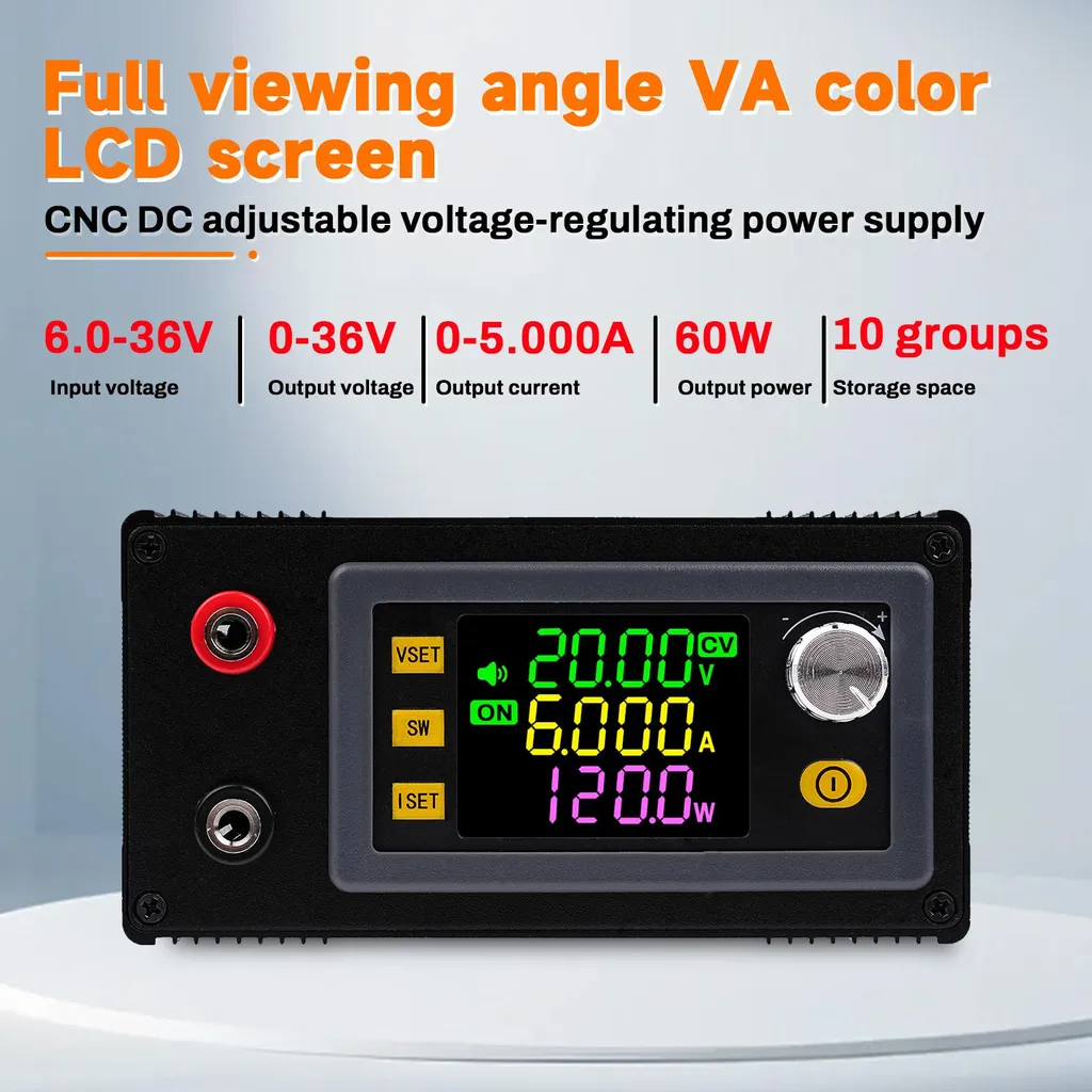 Bloc d'alimentation DC réglable SK60 : solution stable 36V 5A avec MPPT