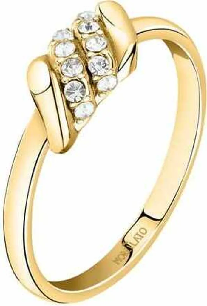 Anello Oro Torchon SAWZ13 con Cristalli - Trend 2026 Misura 56