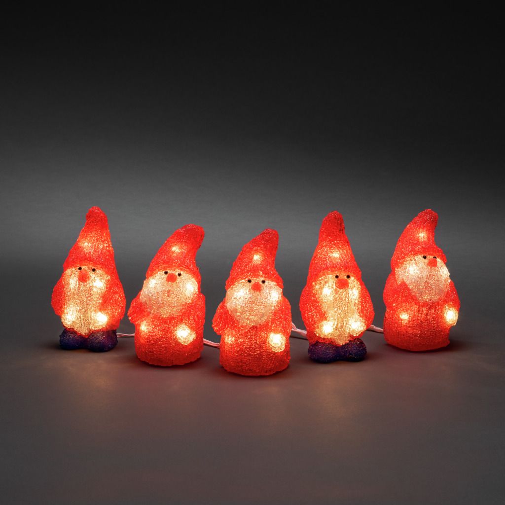 Konstsmide LED Acryl Weihnachtsmann, 5er-Set, | Kaufland.de