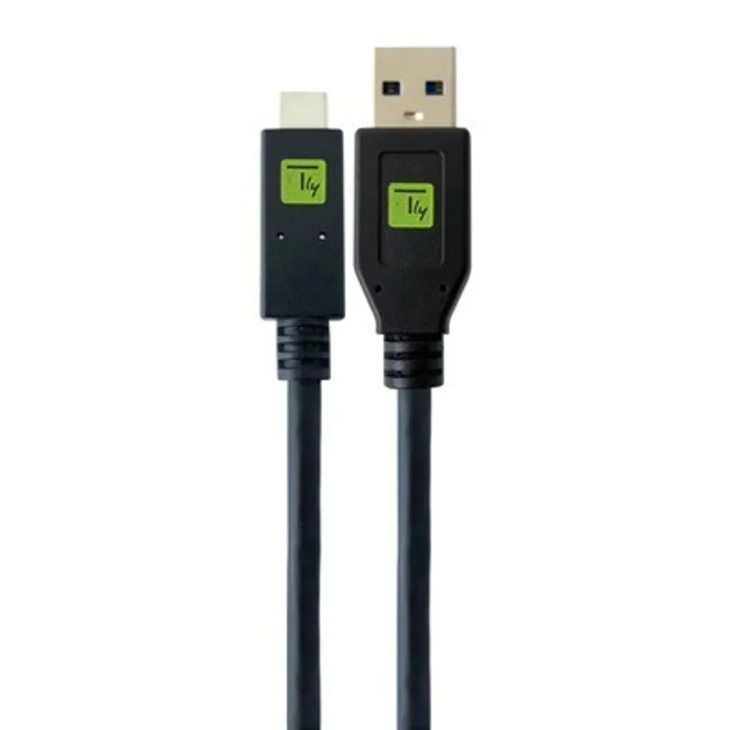 Câble USB-C pour Smartphone et Disque Dur USB 3.1 Techly Noir