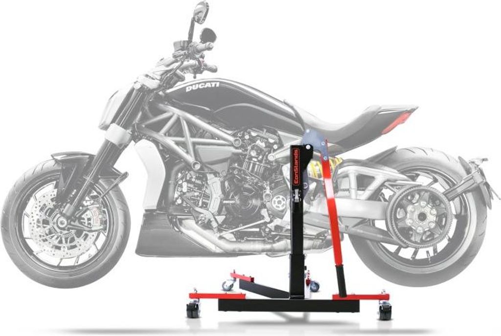 CS Power Evo-Zentralständer für Ducati Xdiavel 16-24 Rot