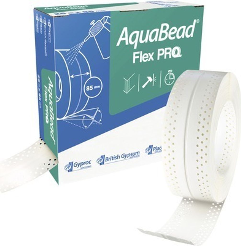 Kantenschutz AquaBead Flex Pro selbstklebend 25 m x 85 mm Produktbild 