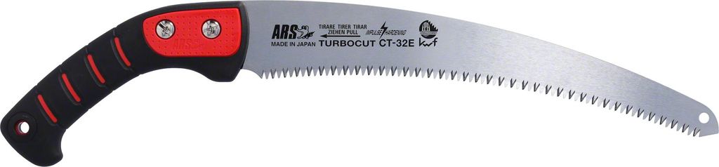 ARS-Handsäge CT-32E Ergonomic – 320 mm Sägeblatt, gummierter Griff, impulsgehärtet & hartverchromt für langlebige Schnitte in mittelhartem Ho...