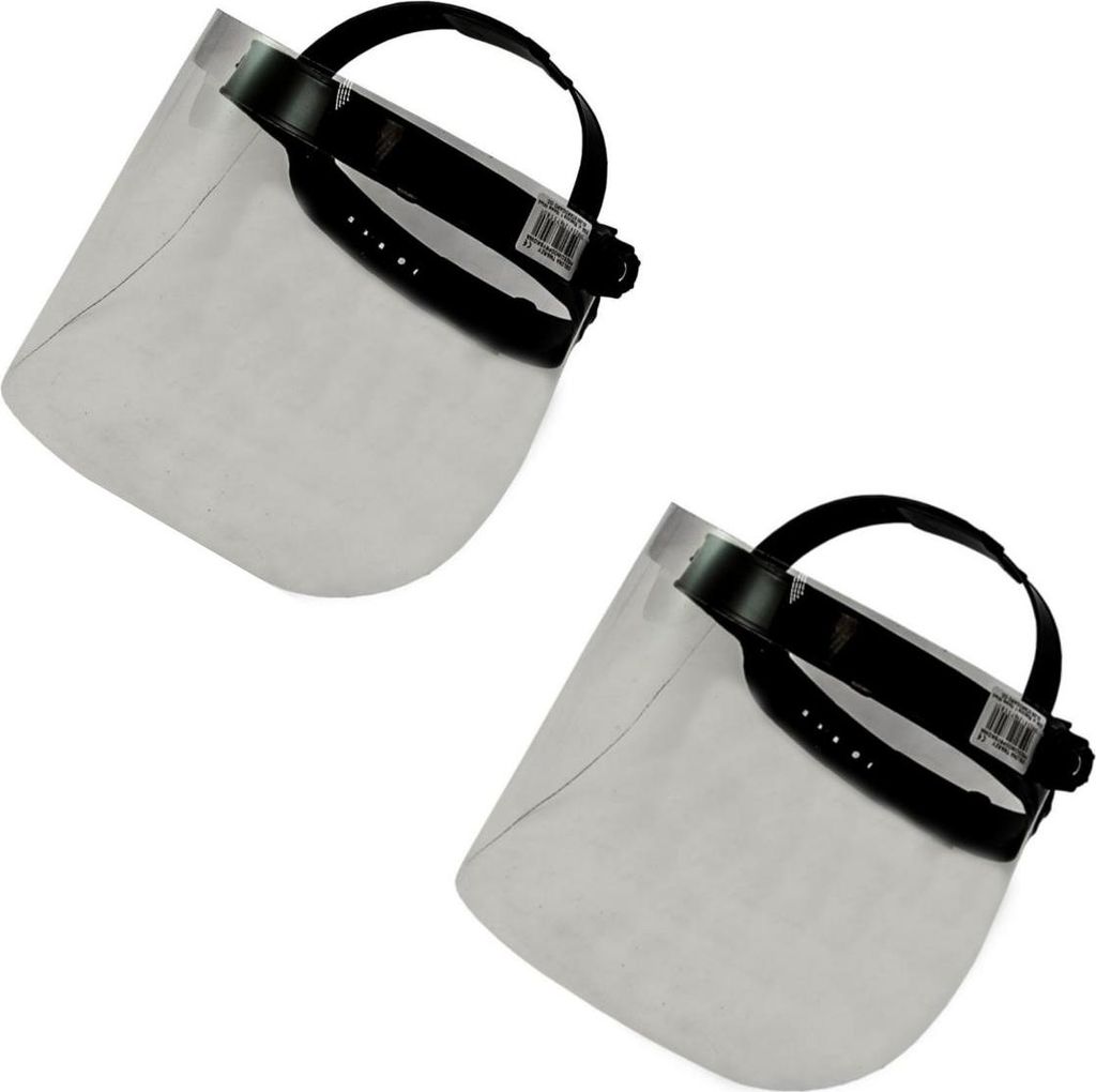 2 x Gesichtsschutz mit Klappvisier Gesichtsschutzschirm Augenschutz