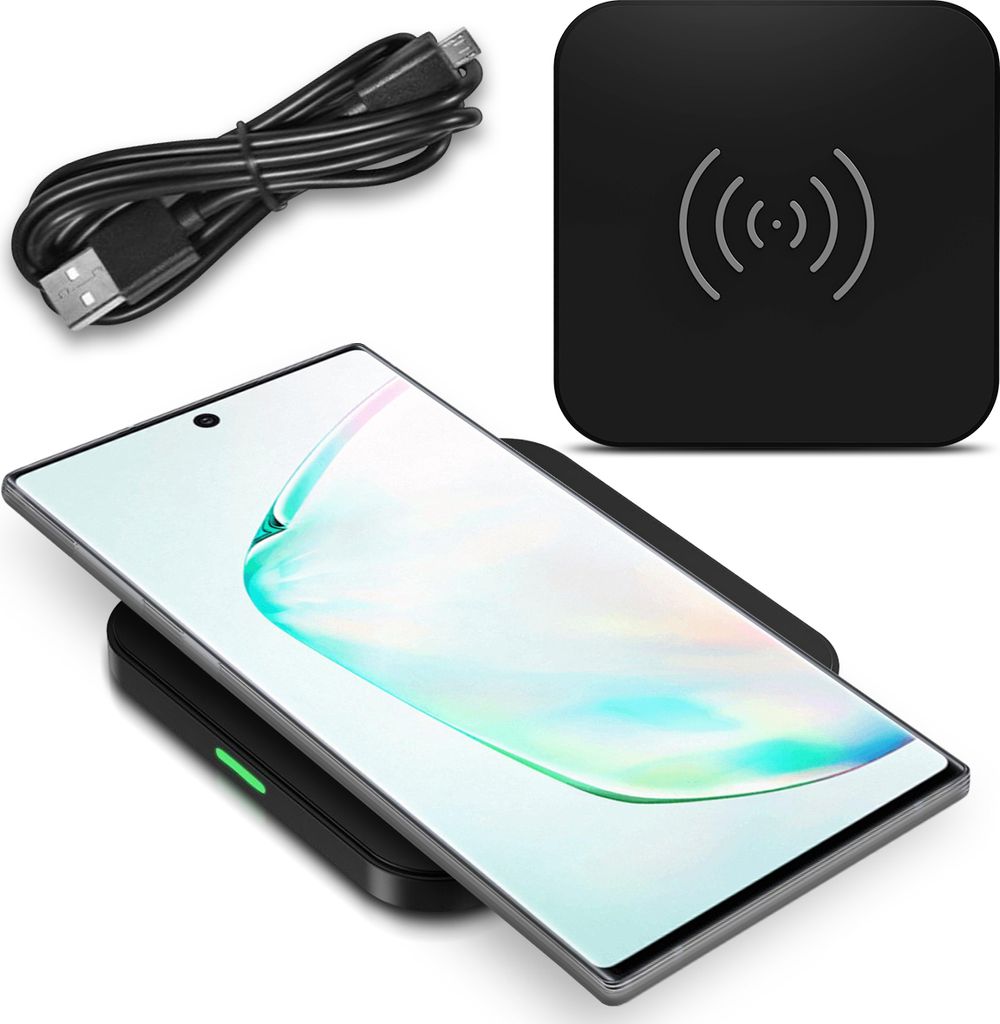 QI Wireless Schnell Ladegerät für Samsung Galaxy Note 10 Kabellos Ladestation