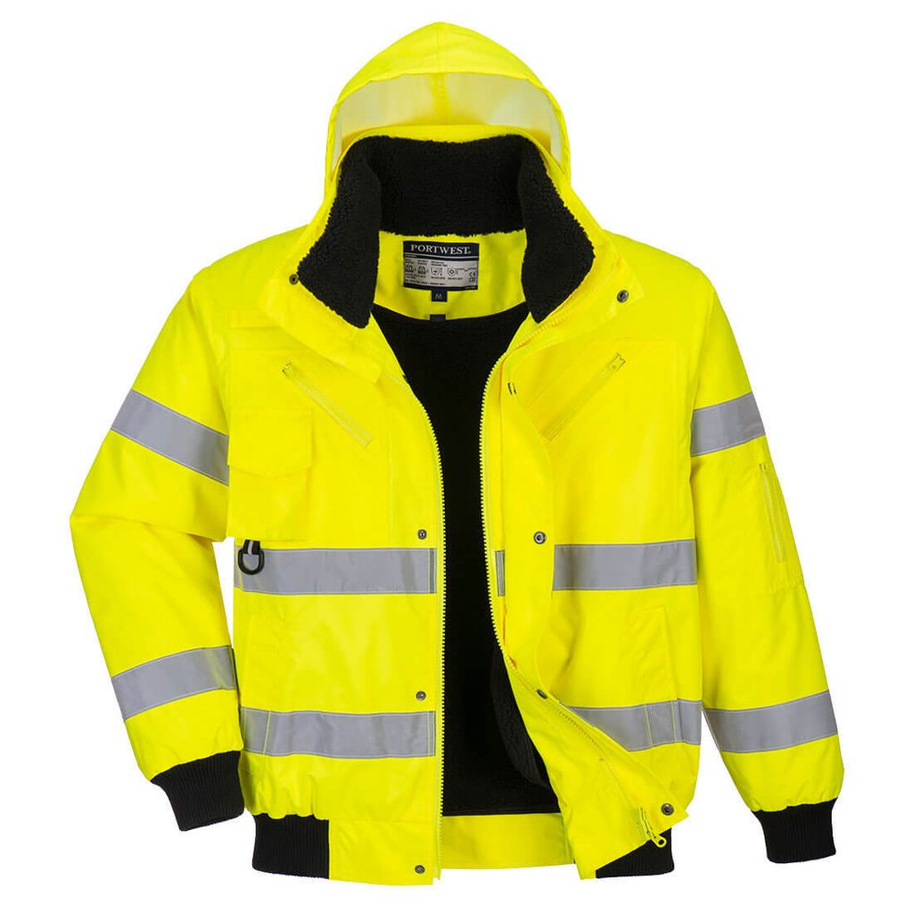 Portwest C467 3-in-1 Warnschutz-Pilotjacke Yellow Gr. L