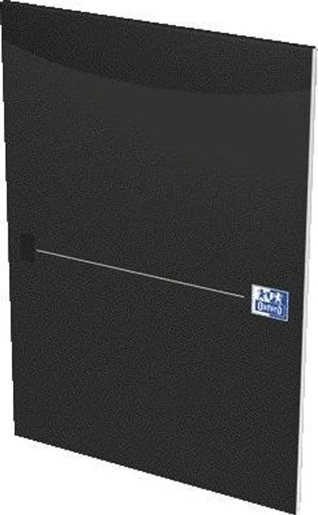 Bloc-notes Smart A4 Oxford ligné lot de 10 noir fini le papier qui boit