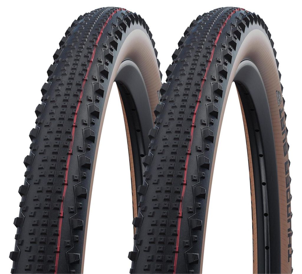2x Schwalbe Thunder Burt 60-622 SuperRace transparent Produktbild 