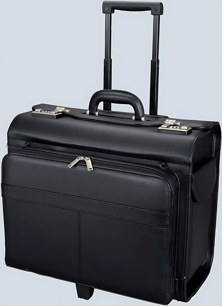 Offerta Alassio 45030 San Remo: Trolley Pilot Case in Similpelle Nera - 2