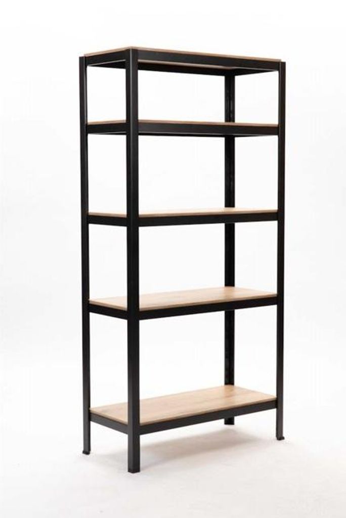 Regal Designregal bis 875 kg. schwarz pulverbeschichtet