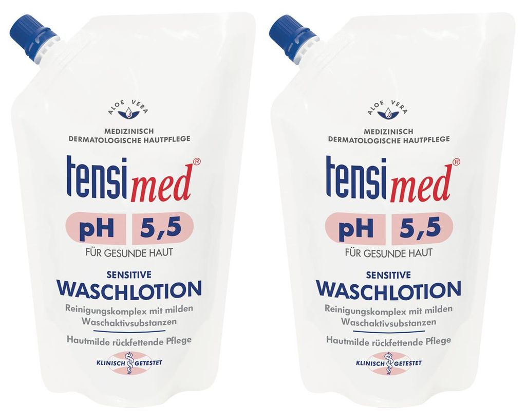 Tensimed Waschlotion mild mit Aloe Vera Nachfüllbeutel Produktbild 