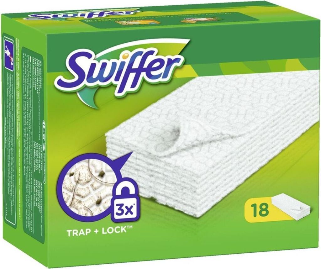 Swiffer, Ściereczki do mopa, 18 sztuk (PRODUKT Z NIEMIEC) Zdjęcie produktu